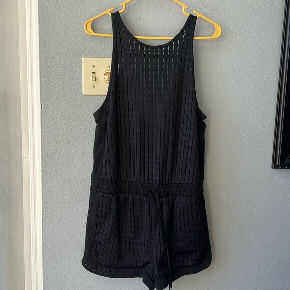Victoria Secret Sport Black Mesh Romper - Picture 3 of 9